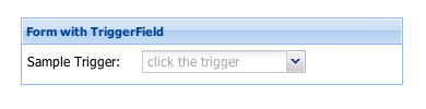 Ext.form.field.Trigger component