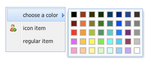 Ext.menu.ColorPicker component